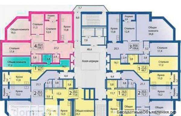 Продам 4 комнатную в Новостройки