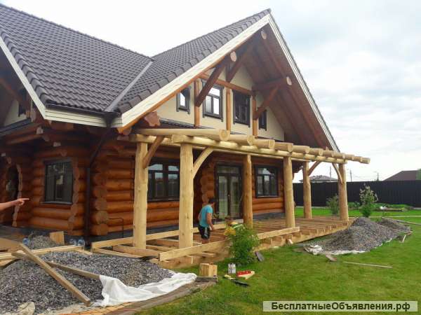 Отделка деревянных домов в Казани