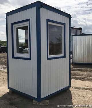 Блок контейнер, Пост охраны кпп 1.5м новая арт.09