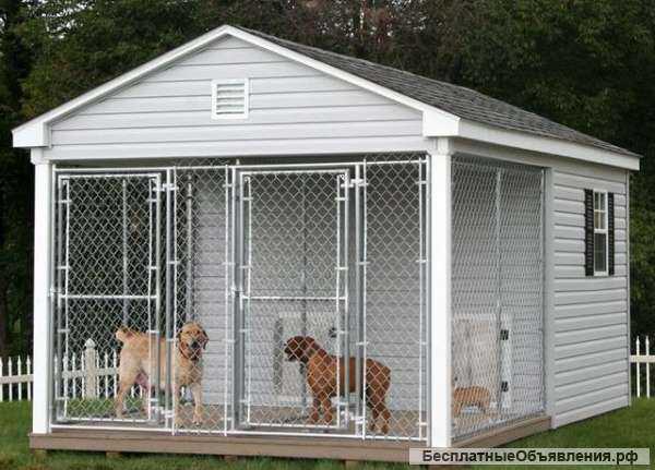 Строим вольер для крупных собак