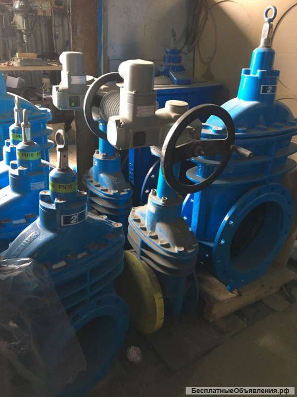 Задвижки Hawle DN от 50 до 600 РУ10,16