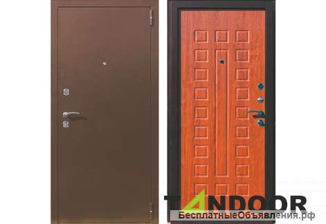 Экстра (Д7) дуб рустикальный 860*2050 L (дверь входная)