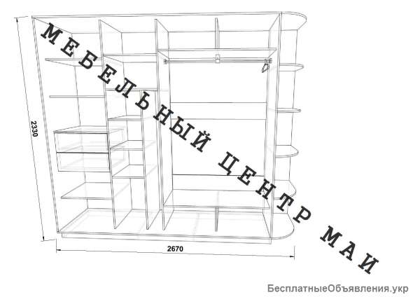 Шкафы купе на заказ в Запорожье