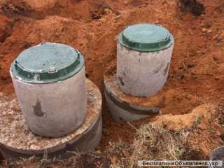 Монтаж канализаций, септиков