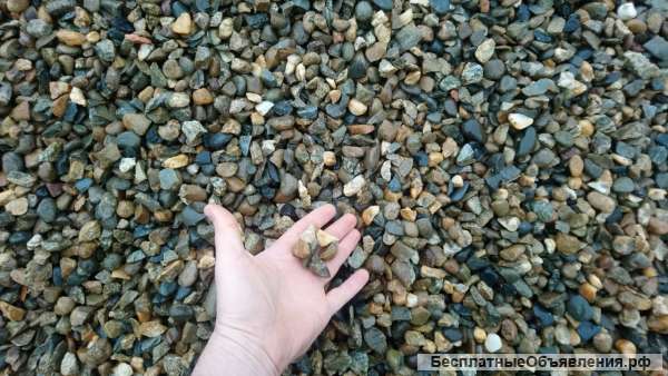 Щебень песок гпс отсев гравий булыжник