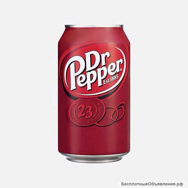 Dr.Pepper, Coca-Cola Уп. 24шт. USA