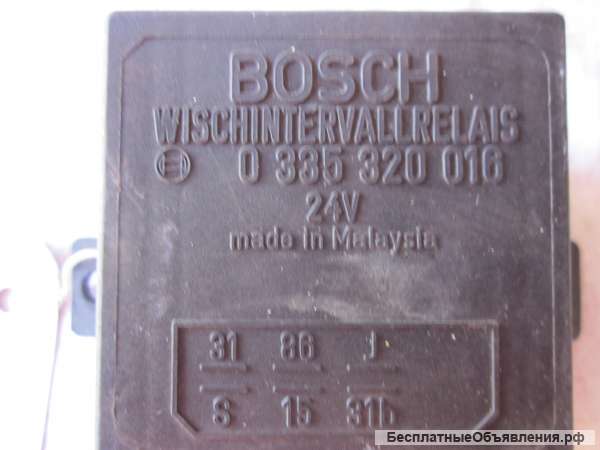 0335320016 Реле стеклоочистителя для грузовых автомобилей Mercedes/IVECO