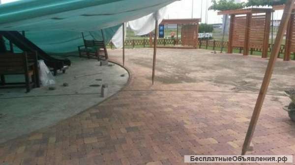 Укладка тротуарной плитки