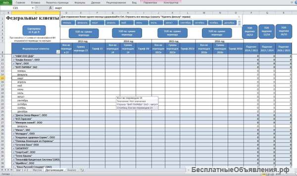Дистанционная помощь в эксель (Excel)