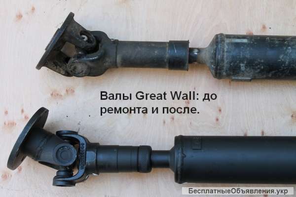 Кадранные валы любой сложности - изготовление, ремонт, балансировка