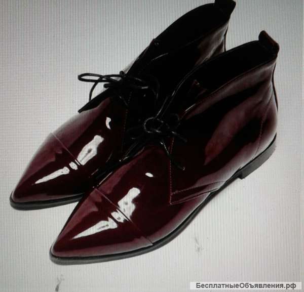 Ботинки женские кожаные