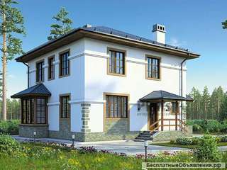 Каркасный дом с полноценным вторым этажом