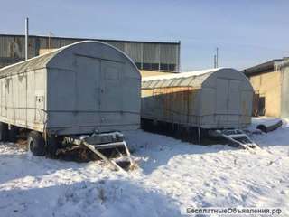 Кунги П-10 вагончики бытовки модули на шасси прицепы