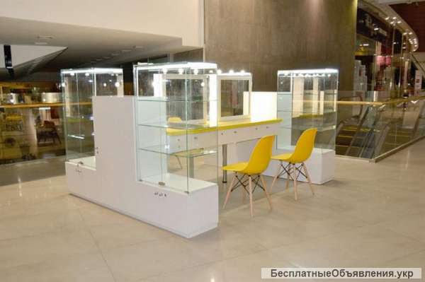 Витрины, прилавки, торговые островки. Альфа-Стиль. Для торговли и услуг