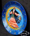 Керамическая декоративная тарелка "Луна и Зухра"