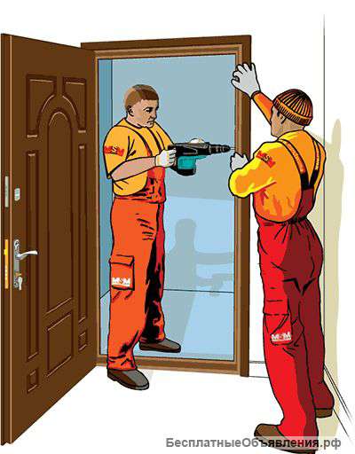 Монтаж дверей любых типов
