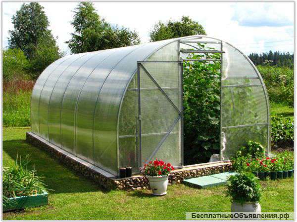 Теплицы каркасные различных вариантов от производителя