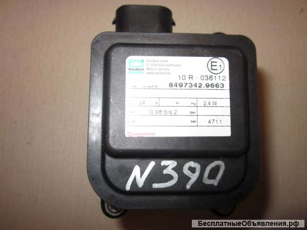 8497342.9663 Кран отопителя салона MAN