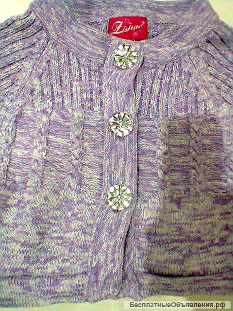 Кофта свитер на пуговицах 116 размер