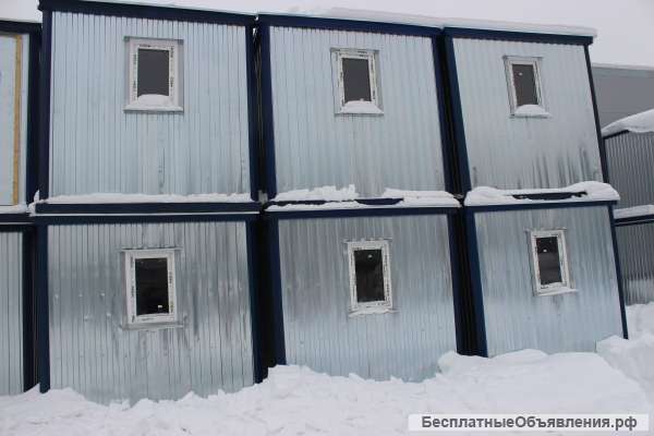 Блок Контейнер бк-01 6 м для жилья, склада.Теплая