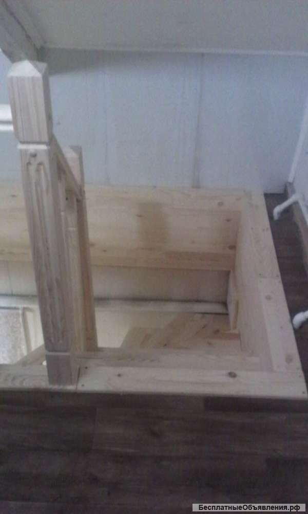 Изготовление лестницы на местном производстве