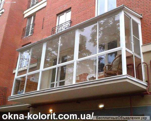 Изготовление и монтаж окон, балконов, дверей из немецких ПВХ профилей с использованием немецкой фурн