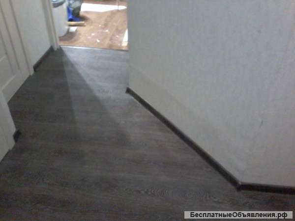 Укладка линолеума