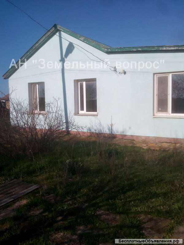 Дом у моря, в Крыму, в пригороде Евпатории, 62м2 на участке 14 сот. в п. Хуторок