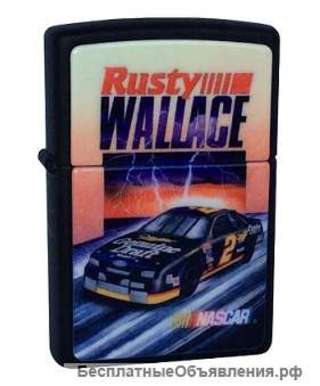 Зажигалка Zippo Rusty Wallace Nascar
