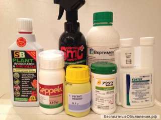 Удобрения и препараты для растений от вредителей