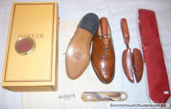Мужские туфли «Barker» прямо из Великобритании
