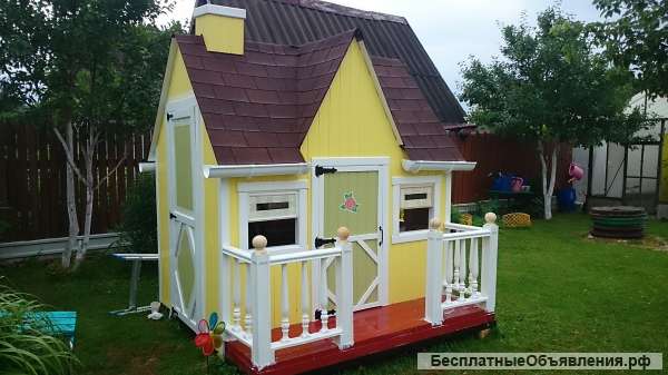 Детский домик для девочек и мальчиков 2х1,5м