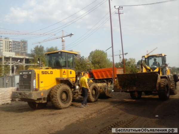 Аренда фронтального погрузчика ковш 1,8м3 челюстной