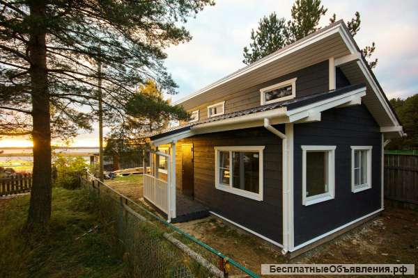 Строительство каркасных домов.Бань и пристроев.