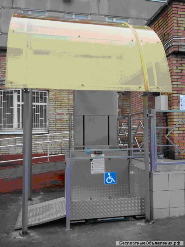 Инвалидный вертикальный подъемник до 2м ТИТАН