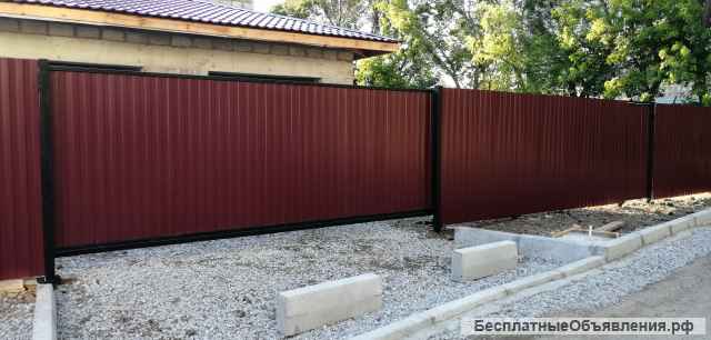 Изготовление откатных ворот