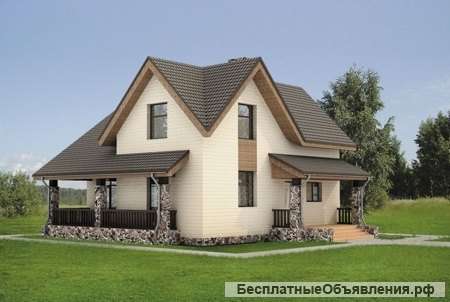 Уютный маленький коттедж 10 х 10 м