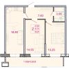 2к.кв. 63кв.м. 3473т.р. северная