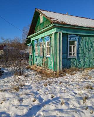 Крепкий бревенчатый дом в 3 км от Оки
