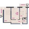 2к.кв. 70кв.м. 3858т.р. северная