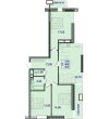 3к.кв. 89кв.м. 3902т.р.северная