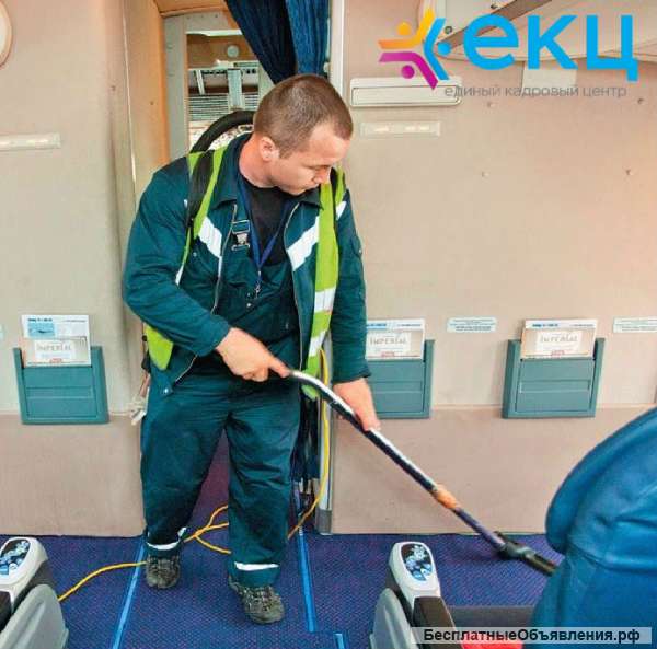 Уборщица в самолёт, Работа в аэропорту Шереметьево