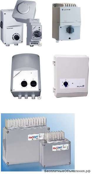 Регуляторы скорости вращения вентиляторов (симисторные, тиристорные, электронные)