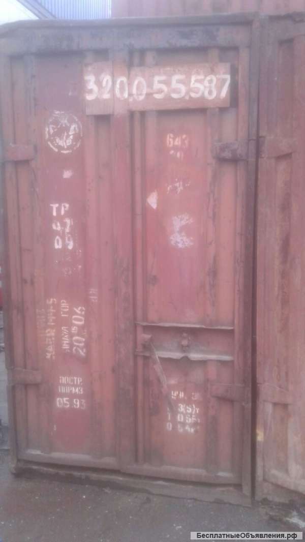 Контейнер б/у 3 тн 2,1*1,3*2,2