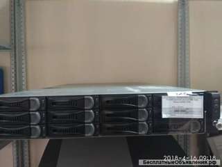 Система хранения данных схд емс Data Domain DD640, 12 Тб. Логическая емкость - 0,32—1,6 ПБ.