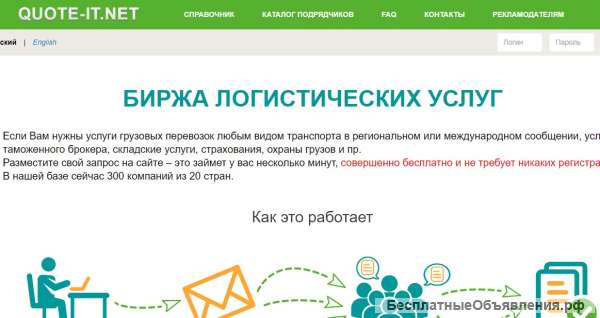 Биржа логистических услуг