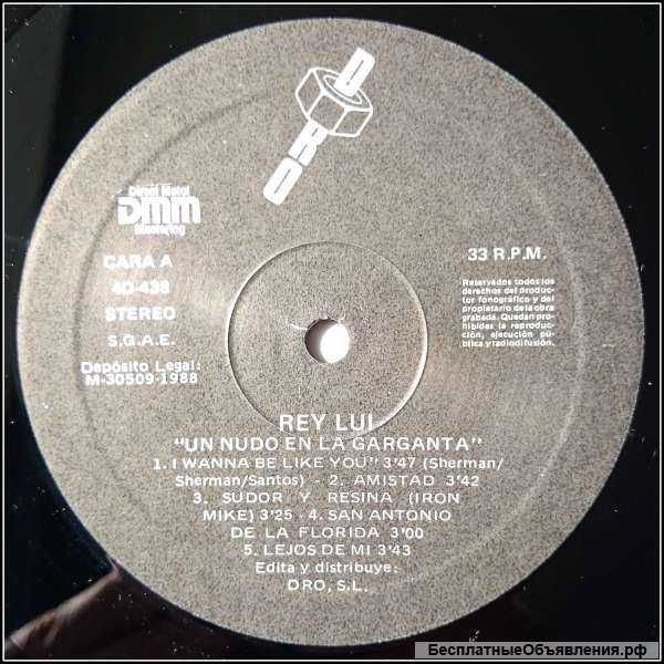 Rey Lui Un Nudo En La Garganta LP
