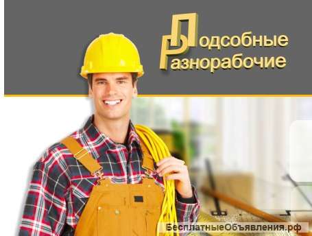 Услуги грузчиков, разнорабочих, строителей