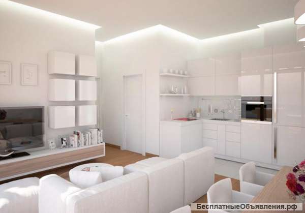 Квартиры площадью 39.20 121.60 м2, вблизи от моря, Бечичи, Будва, Черногория