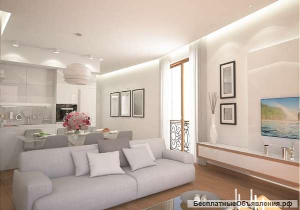 Квартиры площадью 39.20 121.60 м2, вблизи от моря, Бечичи, Будва, Черногория